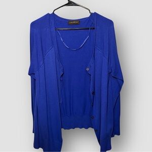 Lane Bryant Women's Vibrant Blue Cardigan